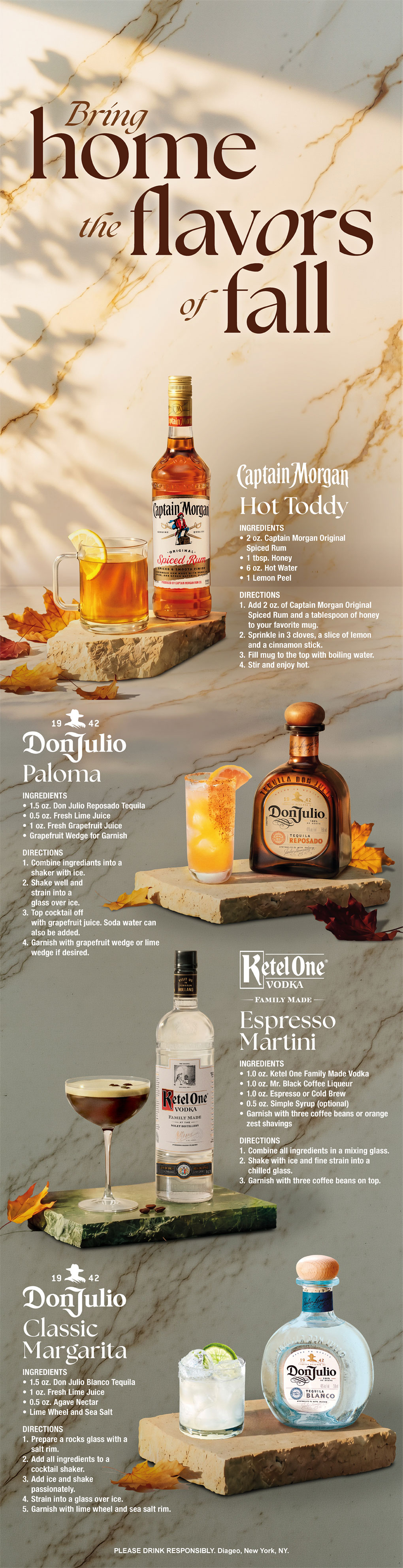 Bring Home the Flavors of Fall Cocktail Recipes